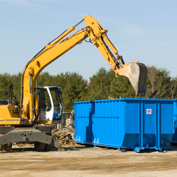 can i choose the location where the residential dumpster will be placed in Gray LA